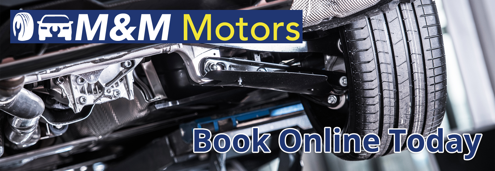 Book online with M & M Motors Ltd - MOT, Tyres, Diagnostics & Servicing near Whitby